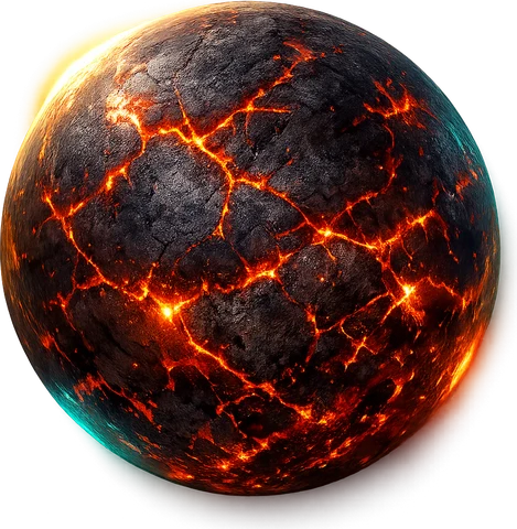 Molten World — PlanetIdle Earth stage 2 of 9
